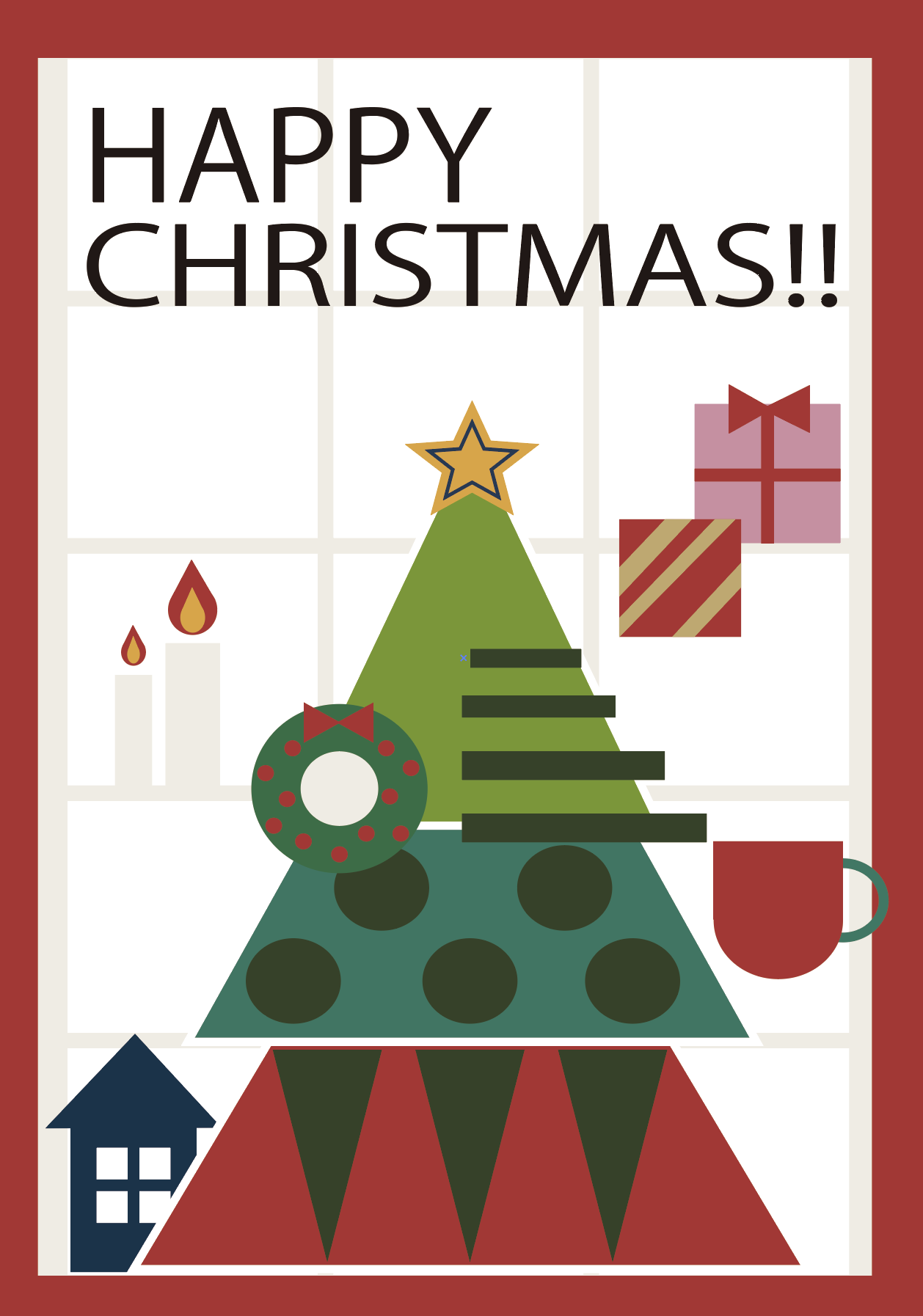クリスマスポスターデザイン